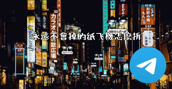 永遠不會掉的纸飞機怎麼折