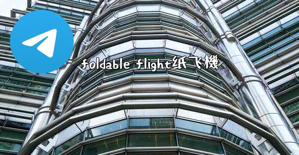 foldable flight纸飞機