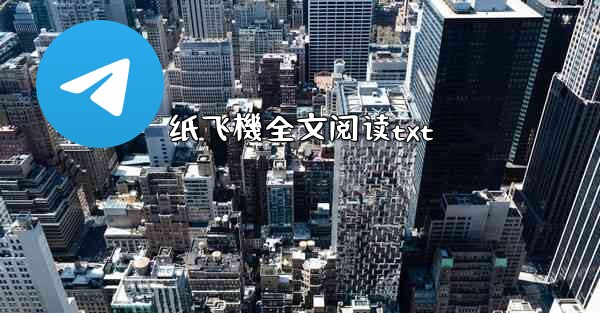 纸飞機全文阅读txt