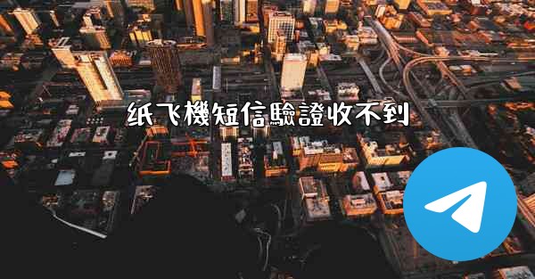 纸飞機短信驗證收不到
