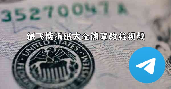 纸飞機折纸大全簡單教程视频