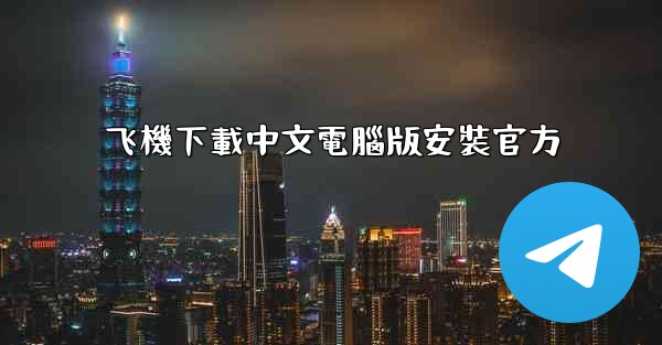 飞機下載中文電腦版安裝官方