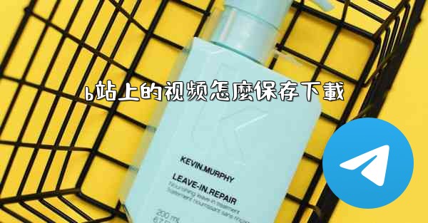 <b>b站上的视频怎麼保存下載</b>