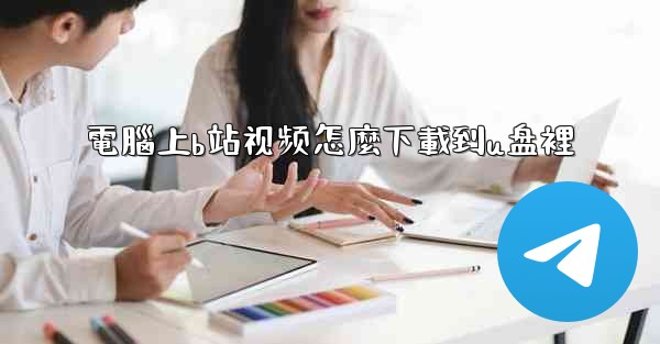 電腦上b站视频怎麼下載到u盘裡