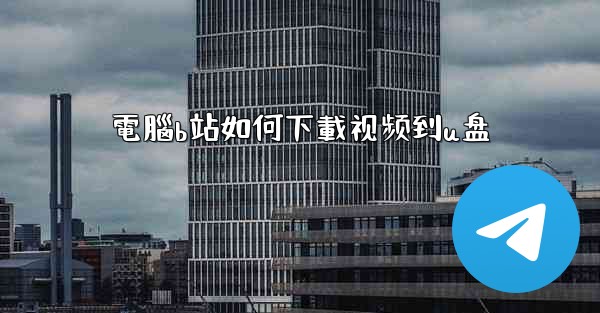 <b>電腦b站如何下載视频到u盘</b>