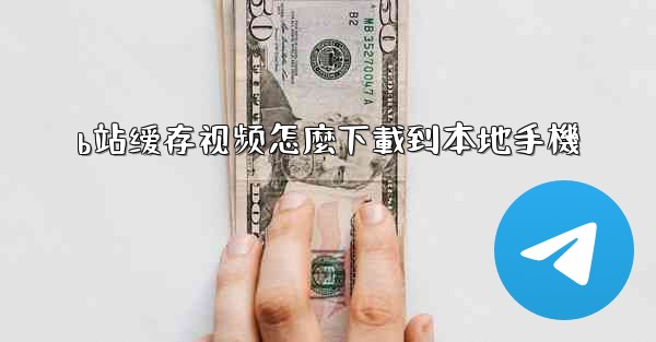 <b>b站缓存视频怎麼下載到本地手機</b>