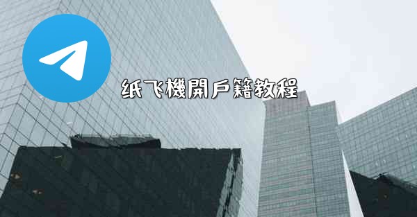 纸飞機開戶籍教程