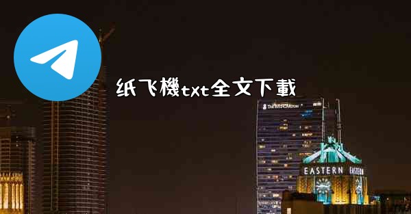 纸飞機txt全文下載