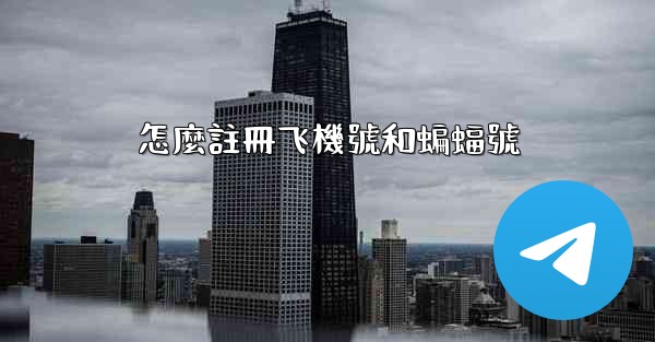 怎麼註冊飞機號和蝙蝠號