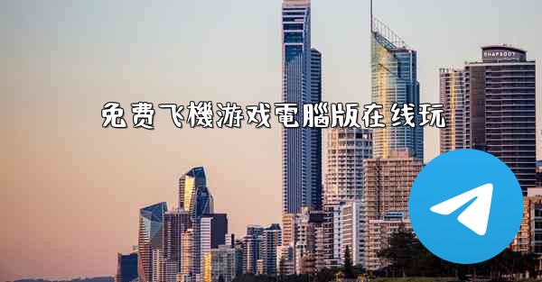 免费飞機游戏電腦版在线玩