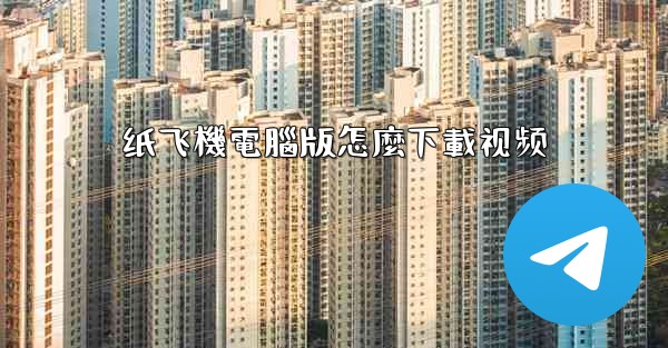 纸飞機電腦版怎麼下載视频