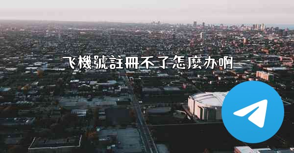 飞機號註冊不了怎麼办啊