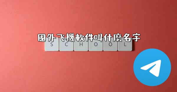 國外飞機軟件叫什麼名字