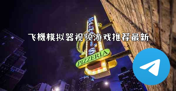 飞機模拟器视频游戏推荐最新