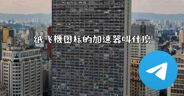 纸飞機图标的加速器叫什麼