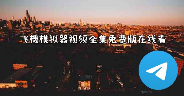 飞機模拟器视频全集免费版在线看