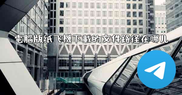 電腦版纸飞機下載的文件路径在哪儿