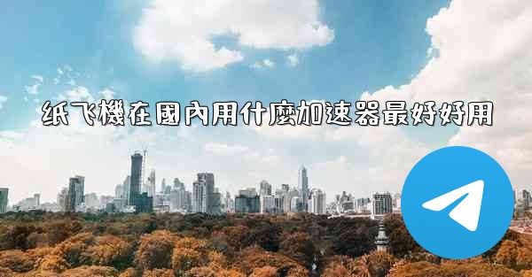 纸飞機在國內用什麼加速器最好好用