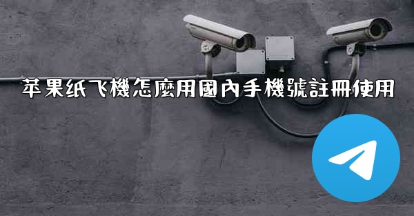 苹果纸飞機怎麼用國內手機號註冊使用