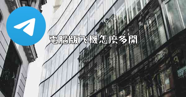 電腦版飞機怎麼多開