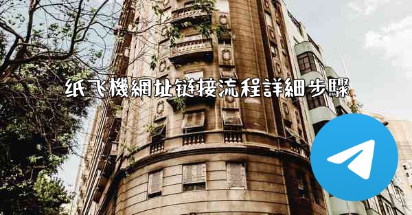 纸飞機網址链接流程詳細步驟