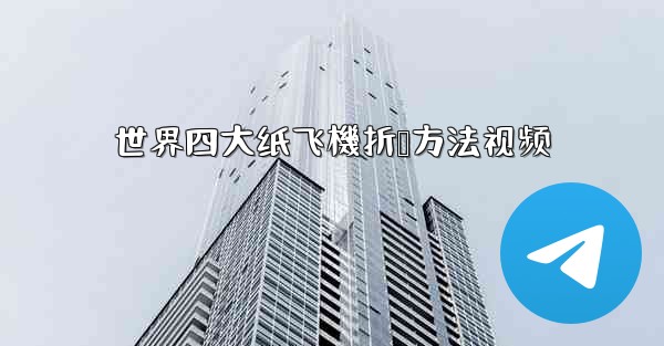 世界四大纸飞機折叠方法视频