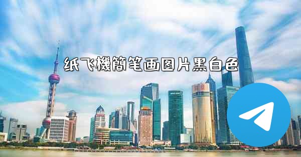 纸飞機簡笔画图片黑白色