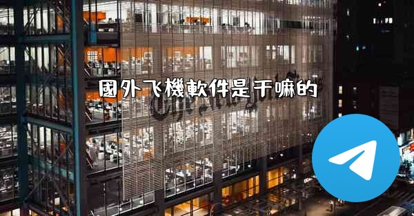 國外飞機軟件是干嘛的