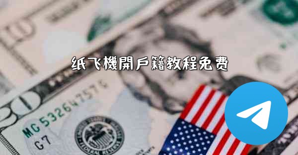 纸飞機開戶籍教程免费