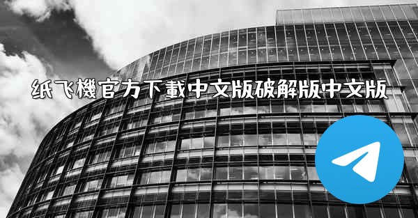 纸飞機官方下載中文版破解版中文版