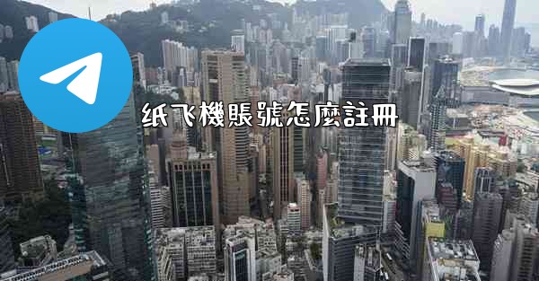 纸飞機賬號怎麼註冊
