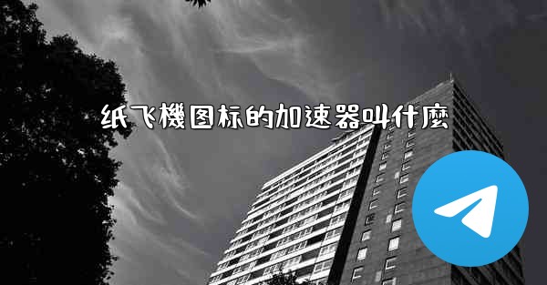 纸飞機图标的加速器叫什麼