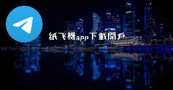 纸飞機app下載開戶