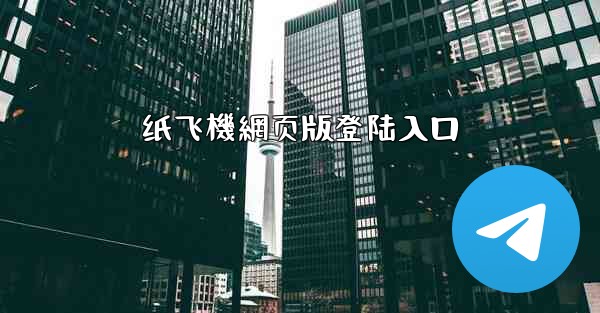 纸飞機網页版登陆入口