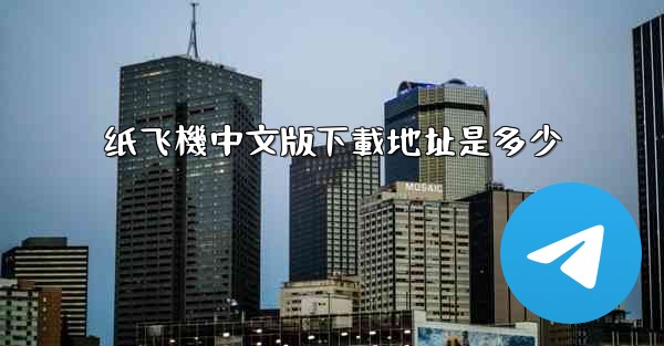 纸飞機中文版下載地址是多少