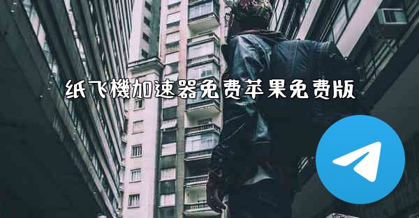 纸飞機加速器免费苹果免费版