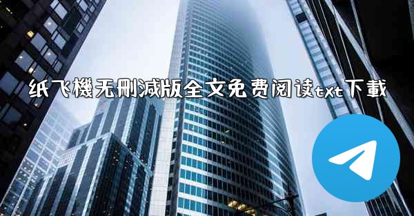 纸飞機无刪減版全文免费阅读txt下載