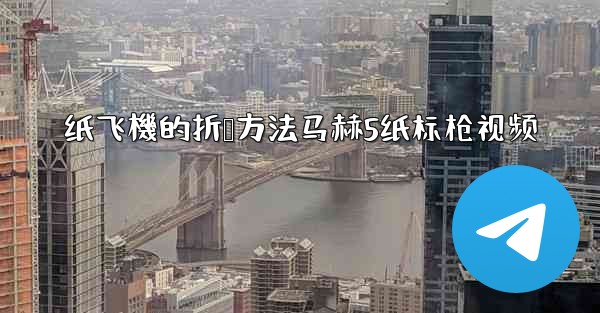 纸飞機的折叠方法马赫5纸标枪视频