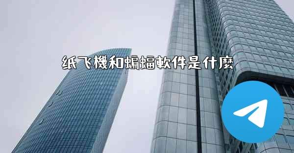 纸飞機和蝙蝠軟件是什麼