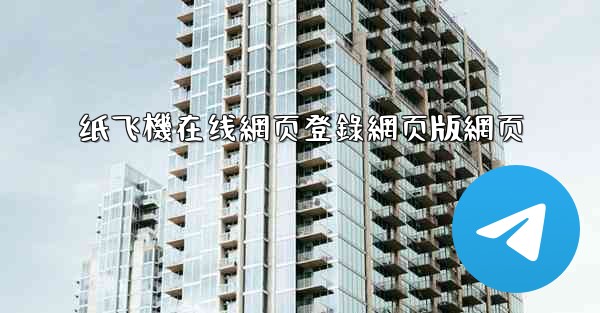 纸飞機在线網页登錄網页版網页