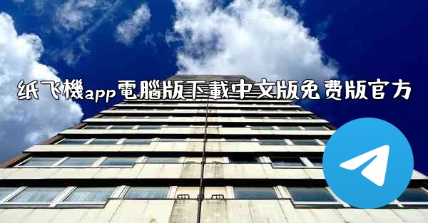 纸飞機app電腦版下載中文版免费版官方
