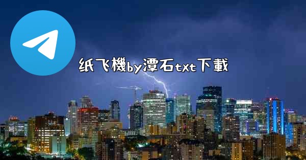 纸飞機by潭石txt下載