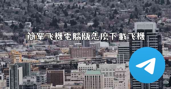 簡單飞機電腦版怎麼下載飞機